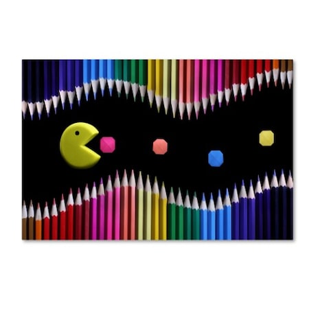 Trademark Fine Art Victoria Ivanova 'Packman' Canvas Art, 16x24 1X02636-C1624GG